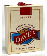 Vintage Dave&#39;s Brand Original Blend Cigarette Box Measuring Tape- 72 Inc... - €8,18 EUR