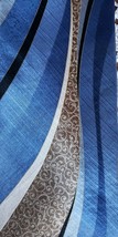Van Heusen ~ 100% Silk ~ 59&quot; Necktie ~ Blue ~ Brown ~ Ivory &amp; Black in C... - £11.93 GBP