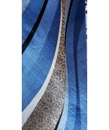 Van Heusen ~ 100% Silk ~ 59&quot; Necktie ~ Blue ~ Brown ~ Ivory &amp; Black in C... - £11.98 GBP