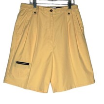 Jamie Sadock Yellow Golf Shorts Pockets Women&#39;s Size 8 Outdoor Athletic - £19.36 GBP
