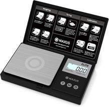 Precision Pocket Scale 200G X 0.01G, Maxus Elite Digital Gram, Stainless... - £21.20 GBP