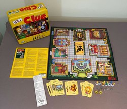 Parker Bros Boardgame Clue The Simpsons Collectors Tin 2002 Version Bart... - £23.17 GBP