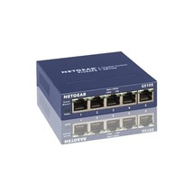 NETGEAR GS105UK 5-Port Gigabit Unmanaged Ethernet Switch  - $44.00