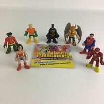 Fisher Price Imaginext DC Super Friends Justice League 7 Figure Lot DVD Set 8 - $39.55