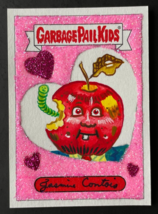 2022 Topps Garbage Pail Kids Jasmine Contois Glitter Valentine&#39;s Day Sketch Card - £127.60 GBP