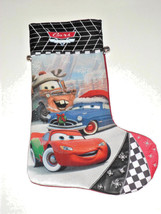 Disney Parks Cars Land Lightning McQueen/Mater Jumbo Christmas Stocking - £22.53 GBP