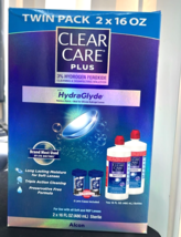 Clear Care Plus Contact Lens Cleaning Solution with HydraGlyde Twin Pack - $24.25