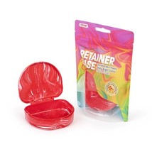 Durable Retainer Case with Vented Hinge for Retainers, Aligners, Night Guards, a - $6.85