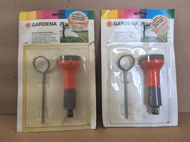 Lot of 2 Gardena-System Adjustable Quick Connect Sprinkler Spray Head wi... - $295.37 MXN
