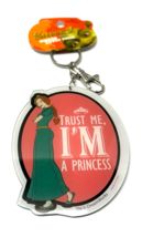 Shrek 2 Mirror Keychain Fiona Trust Me Princess Double Sided HTF Zipper ... - $6.93 CAD