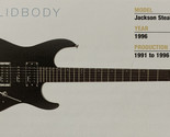 1996 Jackson Stealth TH2 Solid Body Guitar Fridge Magnet 5.25&quot;x2.75&quot; NEW - $3.84