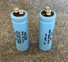Lot Of 2 - Mallory CGS183U025R4C 18000MFD 25VDC Pos+ 85C Capacitor Used - $478.42 MXN