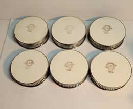 6 Porcelain Coasters Silvers Brooklyn Made in Germany image 5