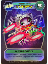 Bandai Digimon D-Tector Series 4 Holographic Trading Card Game Keramon - £27.41 GBP