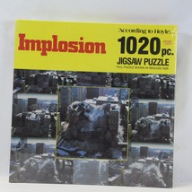 Implosion Jigsaw Puzzle According to Hoyle 1020 Piece 1984 Factory Sealed - £23.12 GBP