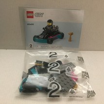 NEW Lego City Black Go Cart Driver Set - $12.97