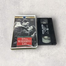 It&#39;s a Wonderful Life VHS Tape James Stewart Christmas Clamshell - £3.86 GBP