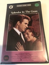 Splendor In The Grass VHS Tape Big Clamshell Natalie Wood Warren Beatty Vintage - £6.22 GBP