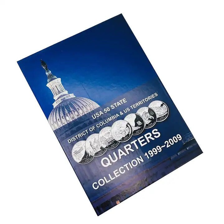 1999-2009 Hardcover with Foam Inner Coin Collection Album for USA State Quarters Item image 2