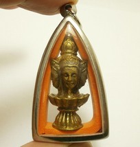 Phra Phrom 4 faces lord Brahma Trimurti Hindu Hinduism locket god deity pendant  - £31.92 GBP