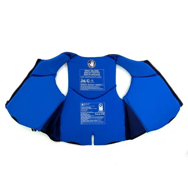 Body Glove Men's Dual-Size Evoprene PFD Life Jacket and Vest Male 2X/3X, Blue - $44.97