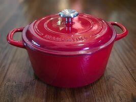 Tramontina Enameled Cast Iron Dutch Oven 5.5 Qt. Red Color - $39.59