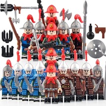 16pcs Medieval Chinese War The Ming and Qing Dynasty Army Soldiers Minifigures - £26.37 GBP