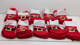 Lot of 10 Happy Holidays Christmas Santa Stocking Mini Decor 6/Lot (60 C... - $1,104.10 MXN