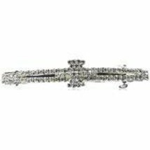 Caravan Bow In Center Of Spread Wing  88 Crystal Rhinestones On A Deep H... - £12.47 GBP