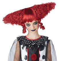 California Costumes Women&#39;s Creepy Clown Wig, Dark Red, One Size - £58.97 GBP