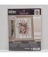 Bucilla Plaid Bees &amp; Blossoms Stamped Cross Stitch Kit #45580 - $907.73 MXN