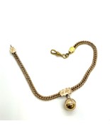 Antique Gold Filled O.M.D. Art Deco Cuban Chain Pocket Watch Chain Fob B... - $3,091.97 MXN