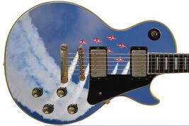 Guitar Skin Axe Wrap Re-skin Air Show B 423 - $44.50