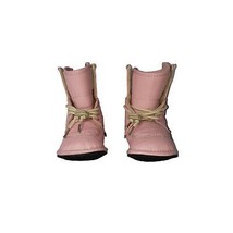 JACK &amp; LILY Pink Leather Fur Lined Boots Size 18-24 months - £11.77 GBP