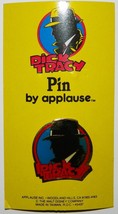 Dick Tracy Movie Dick Tracy Silhouette Enamel Metal Pinback Pin 1990 NEW... - $3.99