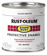Rust-Oleum 7792730 Stops Rust Brush On Paint, Half Pint, Gloss White - $14.95