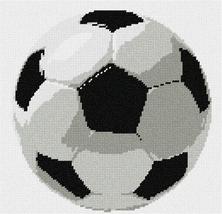 Pepita Needlepoint Canvas: Soccer Ball, 7&quot; x 7&quot; - £39.50 GBP+
