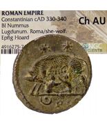 SHE WOLF suckling Twins Romulus. Epfig Hoard RARE RIC R2 NGC Certified C... - $464.55