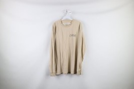 Vtg Cabelas Mens XL Faded Hunting Nature Double Sided Long Sleeve T-Shirt Beige - £22.93 GBP