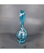 Antique Barber Bottle - hand blown &amp; decorated Blue  - €75,20 EUR