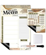 Boho Magnetic Magnetic Meal Planner | Weekly | Calendar &amp; Planners - $27.15 CAD