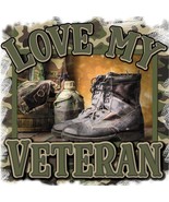 Veterans Day Mugs &amp; Steins Printed With &quot;Love my Veteran&quot; You Can Person... - £11.22 GBP+