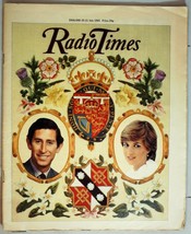 Radio Times Magazine 25-31 July 1981 npbox82 Royal Wedding - £10.24 GBP