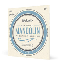 D&#39;Addario EJ73 Mandolin Strings Phosphor Bronze Light 10-38 - £16.01 GBP