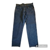 NWT Rustler Men 32x29 Classic Relaxed Fit Blue Denim Jeans NOS 87669DK Workwear - £15.81 GBP