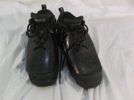 Reebok Work Composite Toe Sneakers Black Shoe Mens sz4.5 Womens sz6.5 w/Metguard - £35.03 GBP
