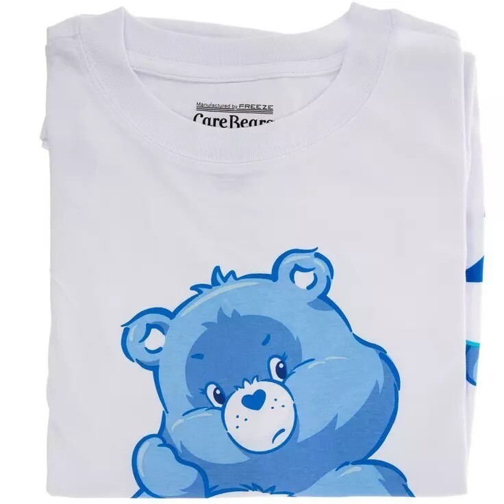 Moody Care Bear Women&#39;s T-Shirt White Size Medium - $19.79