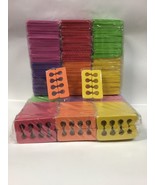 100 pairs 200 pcs disposable hard foam pedicure toe separators individua... - £9.30 GBP