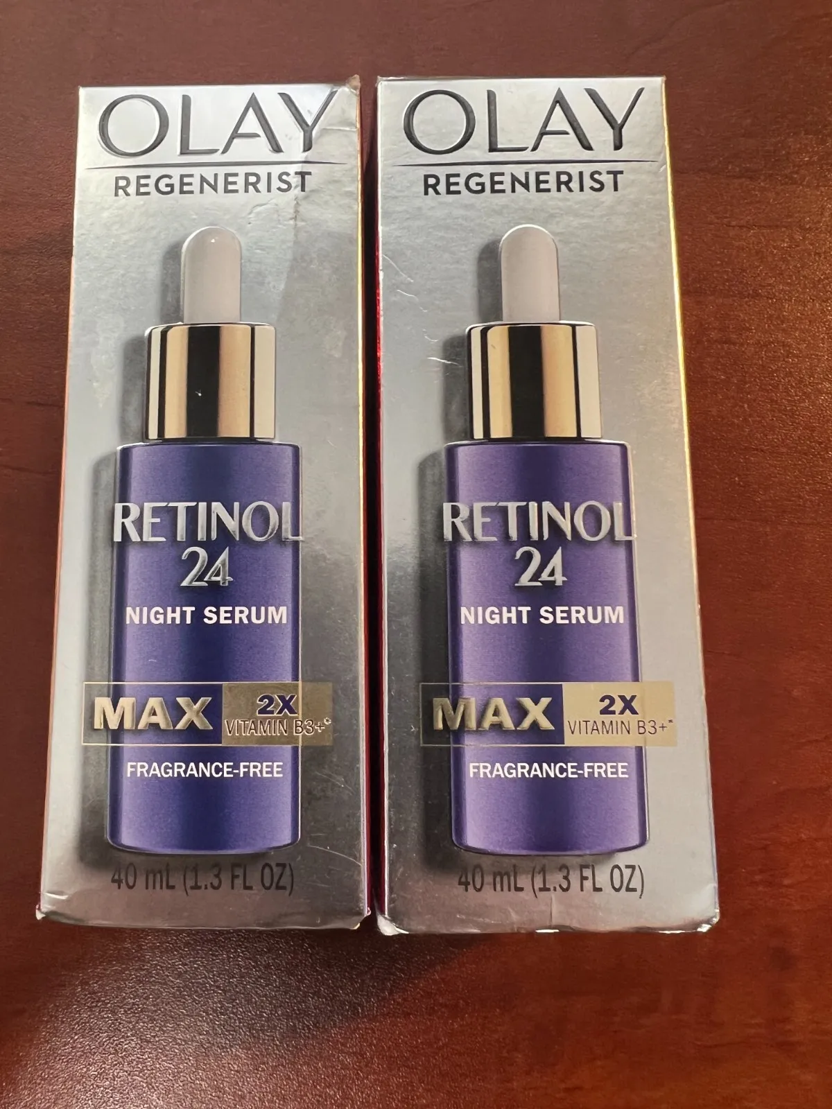Olay Regenerist Retinol 24 MAX Night Serum 1.3 Fl Oz.NEW LOT OF 2 - £24.37 GBP