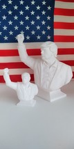 Set20cm+10cm Donald Trump Fist Pump FIGHT 2024 PA Shooting 3D WHITE Stat... - $39.60